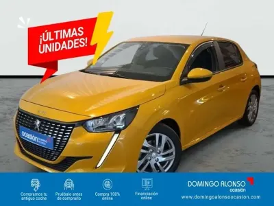 Usado Peugeot 208 Active 75 CV (55 kW) 2021 Amarillo Utilitario