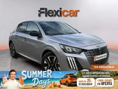 Usado Peugeot 208 Allure 100 CV (73 kW) 2025 Gris Utilitario
