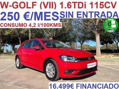 Usado VW Golf VII 115 CV (84 kW) 2019 Rojo Berlina