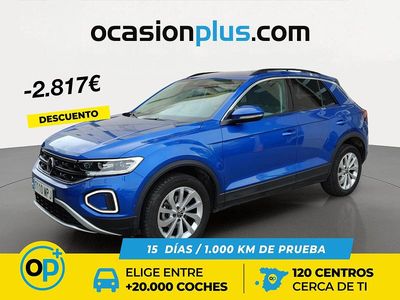 Usado VW T-Roc Life 150 CV (110 kW) 2024 Azul SUV