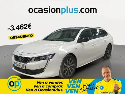 Usado Peugeot 508 GT-line 225 CV (165 kW) 2020 Blanco Familiar
