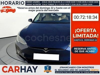 Usado Tesla Model S 450 kW (613 CV) 2018 Azul Utilitario