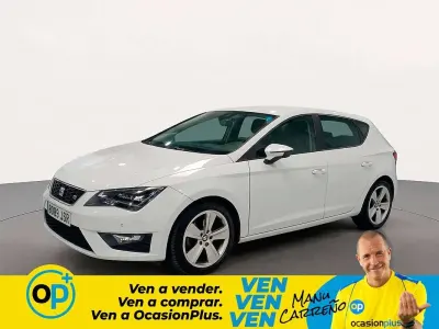 Usado Seat Leon FR 125 CV (91 kW) 2016 Blanco Utilitario