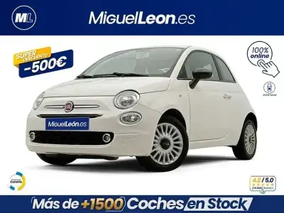 Używany Fiat 500 Lounge 69 KM (50 kW) 2018 Biały Hatchback