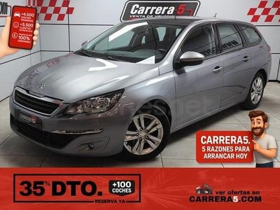 Usado Peugeot 308 SW Business-Line 120 CV (88 kW) 2015 Gris / plata Familiar