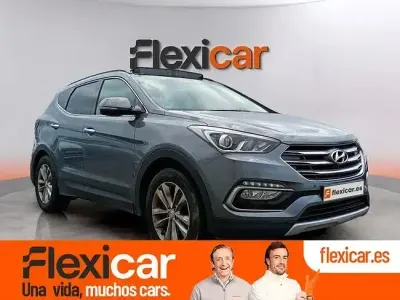 Usado Hyundai Santa Fe 200 CV (147 kW) 2016 Gris SUV