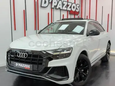 Usado Audi Q8 S-Line 286 CV (210 kW) 2019 Blanco SUV