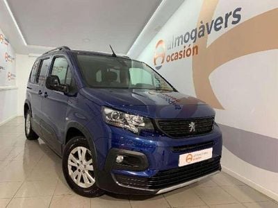 Usado Peugeot Rifter GT-line 131 CV (96 kW) 2019 Azul Monovolumen