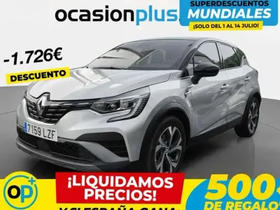 Usado Renault Captur RS Line 158 CV (116 kW) 2022 Gris SUV