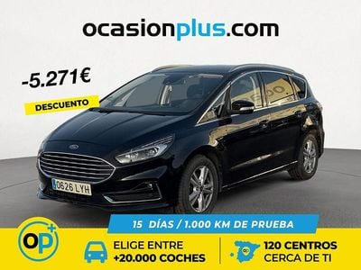 Negro Usado 2022 Ford S-MAX Titanium Monovolumen | 28.290 € (Precio justo)