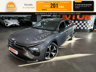 Usado Citroën C5 X PureTech 181 CV (133 kW) 2022 Gris / plata Familiar