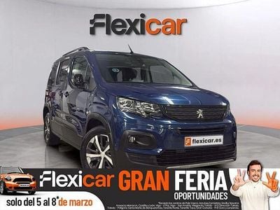 Usado Peugeot Rifter GT 130 CV (95 kW) 2021 Azul Monovolumen