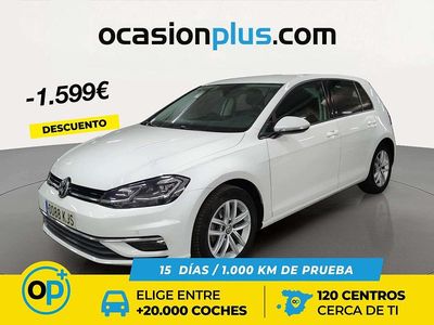 Usado VW Golf VII Advance 125 CV (91 kW) 2018 Blanco