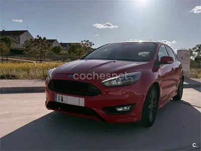 Brugt Ford Focus ST-Line 125 HK (91 kW) 2018 Rød Sedan