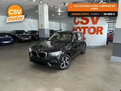 Usado BMW X3 Efficient Dynamics 292 CV (214 kW) 2021 Negro SUV
