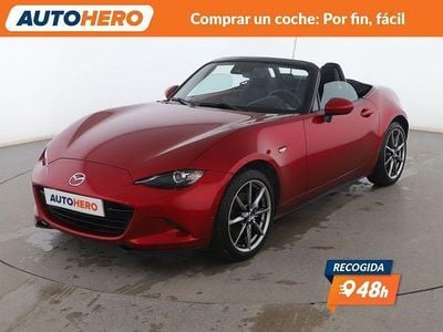 Rojo Usado 2024 Mazda MX5 Exclusive-Line Descapotable | 32.499 € (Un poco caro)