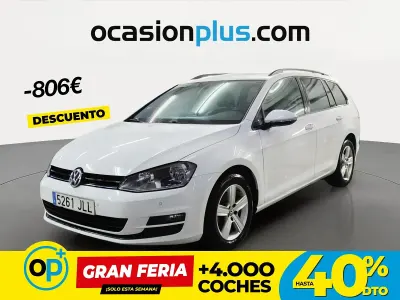 Usado VW Golf VII Advance 110 CV (80 kW) 2016 Blanco Familiar
