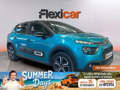 Usado Citroën C3 Feel 83 CV (61 kW) 2022 Azul Utilitario