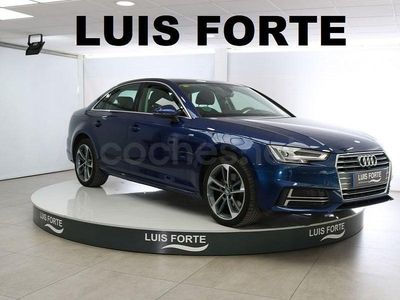 Usado Audi A4 S-Line 150 CV (110 kW) 2018 Azul Berlina