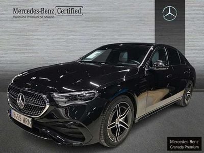 Usado Mercedes E220 AMG line Plus 197 CV (144 kW) 2024 Negro Familiar