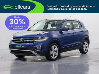 Usado VW T-Cross Sportline 110 CV (80 kW) 2022 Azul SUV