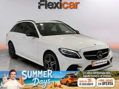 Usado Mercedes C200 160 CV (117 kW) 2019 Blanco Familiar