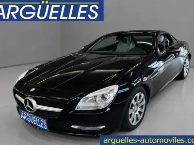 Usado Mercedes SLK250 204 CV (150 kW) 2013 Negro Descapotable