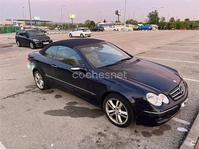 Usado Mercedes CLK200 Avantgarde 163 CV (119 kW) 2006 Azul Descapotable