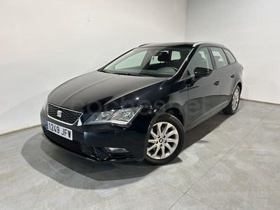 Usado Seat Leon Style 150 CV (110 kW) 2015 Negro Familiar