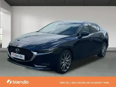 Käytetty Mazda 3 Exclusive-Line 186 HP (136 kW) 2025 Sininen Sedan
