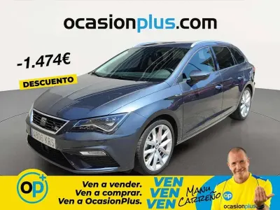 Usado Seat Leon ST FR 190 CV (139 kW) 2018 Gris Familiar