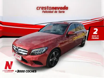 Usado Mercedes C200 160 CV (117 kW) 2020 Granate Familiar