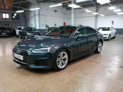 Usado Audi A5 Sportback 190 CV (139 kW) 2017 Gris / plata Utilitario
