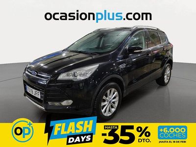 Usado Ford Kuga Titanium 120 CV (88 kW) 2015 Negro SUV