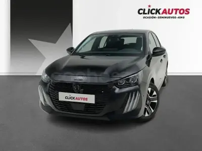 Usado Peugeot 208 Allure 100 CV (73 kW) 2025 Negro Utilitario