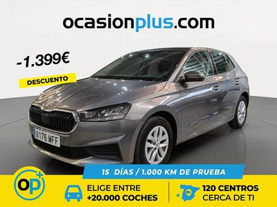 Usado Skoda Fabia Ambition 95 CV (69 kW) 2023 Gris Utilitario