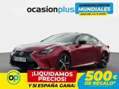 Usado Lexus RC300h Executive Line 223 CV (164 kW) 2016 Rojo Coupe