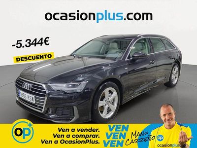 Usado Audi A6 Sport 204 CV (150 kW) 2019 Negro Familiar