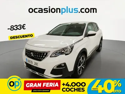 Usado Peugeot 3008 Allure 130 CV (95 kW) 2017 Blanco SUV