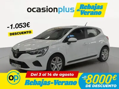 Usado Renault Clio V Intens 90 CV (66 kW) 2021 Blanco Berlina