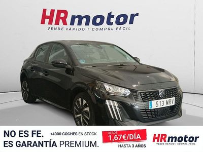 Usado Peugeot 208 Active 101 CV (74 kW) 2024 Negro Utilitario