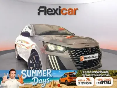 Usado Peugeot 208 Allure 100 CV (73 kW) 2025 Gris Utilitario