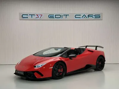 Usado Lamborghini Huracán 639 CV (469 kW) 2019 Rojo Descapotable