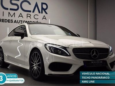 Blanco Usado 2017 Mercedes C220 AMG line Coupe | 28.900 € (Caro)