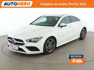 Usado Mercedes CLA200 AMG line 150 CV (110 kW) 2019 Blanco Coupe