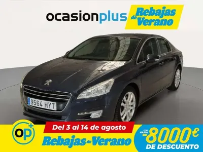Usado Peugeot 508 Allure 140 CV (102 kW) 2014 Azul Berlina