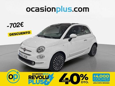 Usado Fiat 500 Lounge 69 CV (50 kW) 2017 Blanco Utilitario