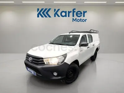 Usado Toyota HiLux 150 CV (110 kW) 2018 Blanco Pickup/Camioneta