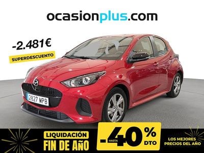 Rojo Usado 2024 Mazda 2 Exclusive-Line Berlina | 21.300 € (Un poco caro)