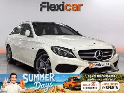 Usado Mercedes C350e 279 CV (205 kW) 2018 Blanco Familiar